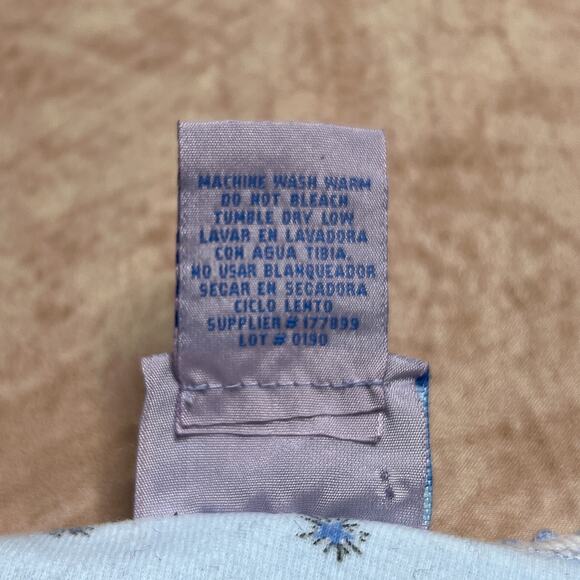 Pillow Talk Embroidered Teddy Bear Sleep Tight Baby Tee T-Shirt White Sleepwear - Picture 5 of 6